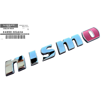 NISSAN 370Z Z34 09- NISMO LOGO EMBLEMAT ZDERZAKA TYLNEGO TYŁ OE 84890-6GA0A